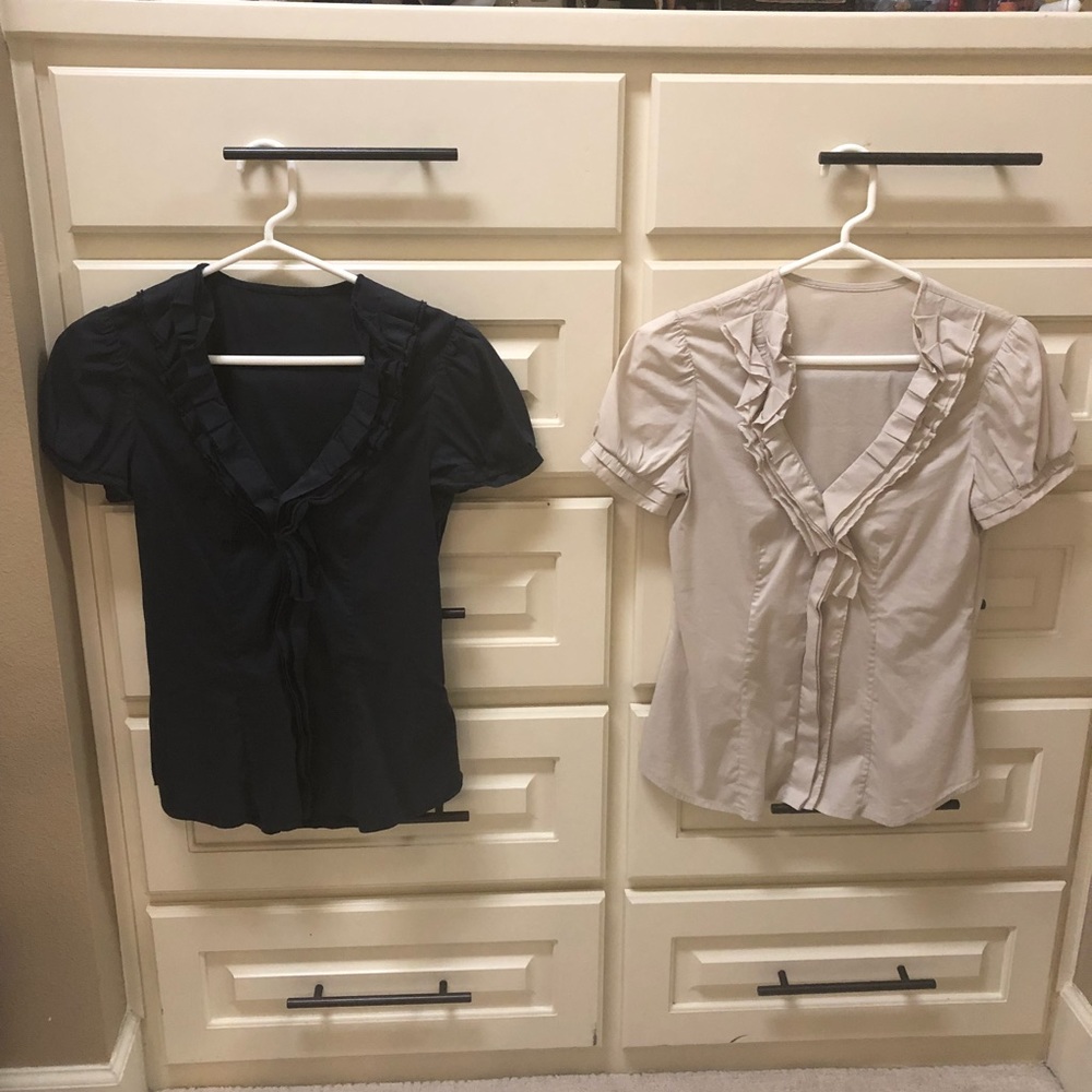 BCBG blouses, set of 2